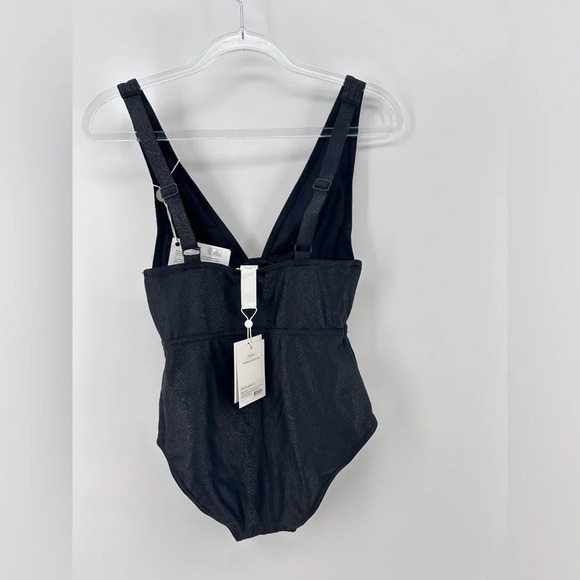 NWT Zimmermann Swim Snake animal print one piece swimsuit Black AU 1 US 4-6 - Picture 2 of 8